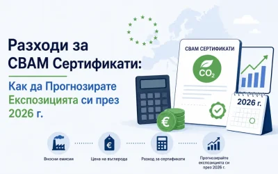 Разходи за CBAM Сертификати: Как да Прогнозирате Експозицията си през 2026 г.